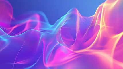 abstract colorful waves background
