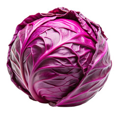 Fototapeta premium Red cabbage isolated on white background