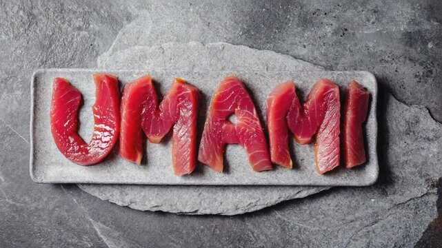Umami flavor. Umami food.