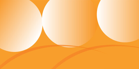 Vector orange line background curve element with white space for text and message design, overlapping layers, vector