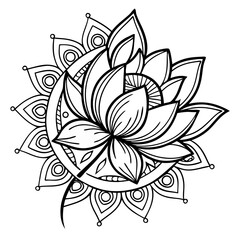 Obraz premium creative gorgeous mandala vector design 