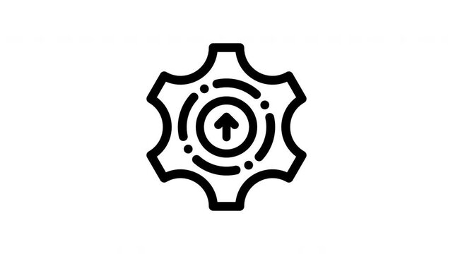 submit minimalist stroke animation