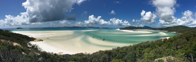Panaoramic view of Whitsundays 