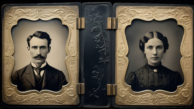 Vintage Photograph Tintype Texture