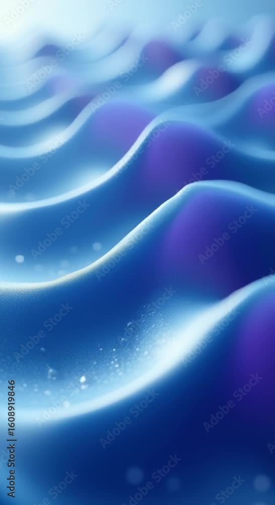 Aufkleber blue background wavy lines water droplets creating abstract mesmerizing effect resolution image mak