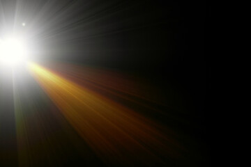 Glowing Heaven Light Effect – Radiating Sunbeam Background
