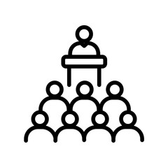 Speech illustration for coloring page