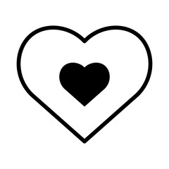 Love couple illustration for coloring page