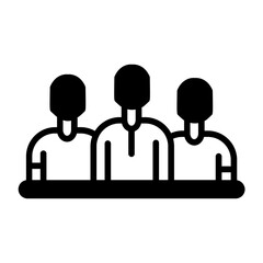 People illustration for coloring page