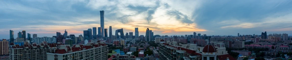 Fototapeten Peking Beijing CBD Skyline - Aerial Panorama, China​    © 肖勇