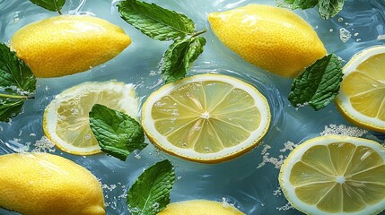 Refreshing Lemon Mint Fizz