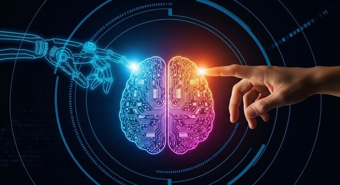 The convergence of artificial intelligence and human intellect shaping the future of technology and innovation