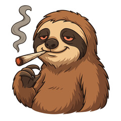 sloth smoking joint