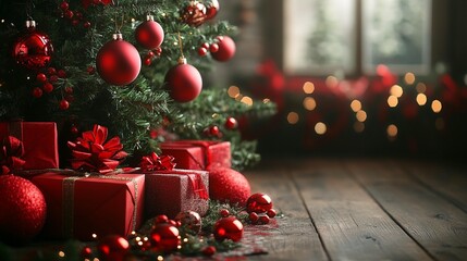 Red Christmas Decor, Gifts & Tree