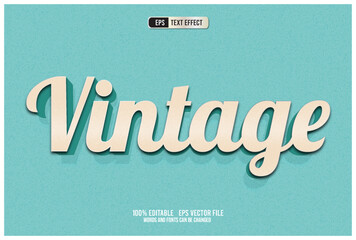 TEXT EFFECT VINTAGE