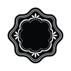 Traditional Mexican Talavera Edge with Scalloped Finish