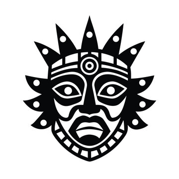 Totonac Dance Mask Pattern