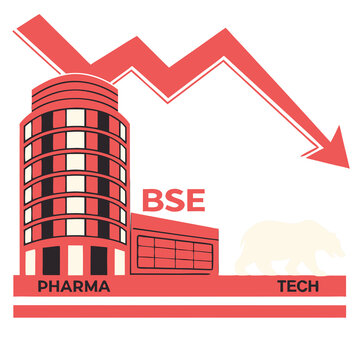 Bearish Trend in BSE: Pharma and Tech Stocks Decline