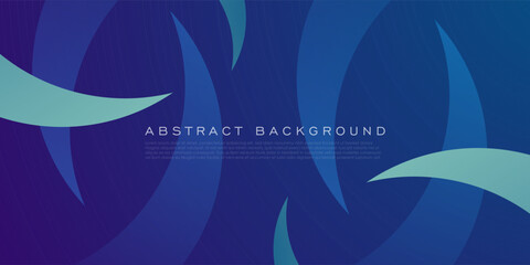 Abstract dark blue curve shapes pattern background design. Trendy background element style. Cool banner background. Eps10 vector