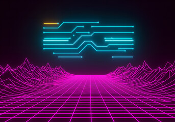 circuit board background