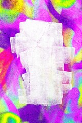 Acid pastel abstract texture with neon purple, pink, yellow. 90s,Y2K style, vivid colors, dynamic...