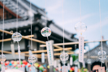 奈良のおふさ観音の美しい風鈴