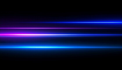 A digital-era inspired light leak with rich blue and purple tones, VHS-style horizontal noise lines, and subtle bleeding light