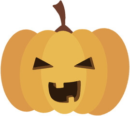 웃고 있는 할로윈 호박