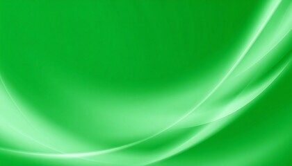 Obraz premium Abstract green background with subtle, glowing curves