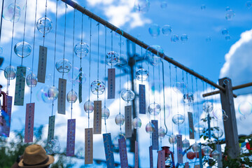 奈良のおふさ観音の美しい風鈴