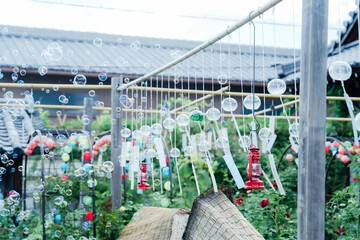 奈良のおふさ観音の美しい風鈴