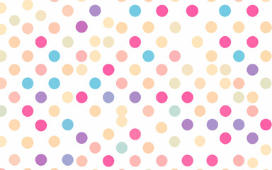 Seamless polka dots pattern