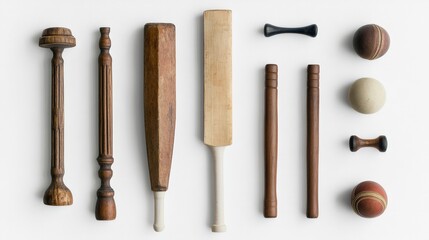 vintage cricket equipment collection