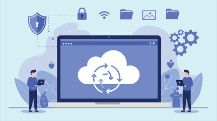 Cloud Computing and Data Synchronization: Securely Accessing Files, Sharing Information, and Managing Digital Assets via Network Technology with Seamless Updates.