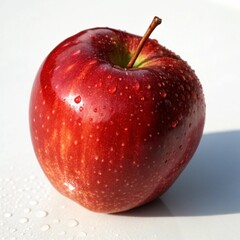 Fresh and Juicy Apples in Bright Light