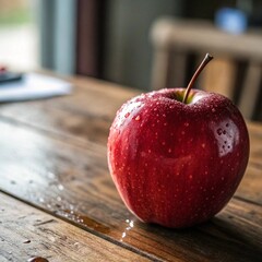 Fresh and Juicy Apples in Bright Light