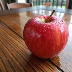 Fresh and Juicy Apples in Bright Light