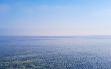 Fototapeta premium Seascape of Baltic Sea stunning natural view.