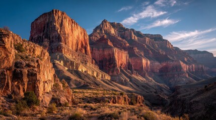 Obraz premium Arizona Canyon Sunset Cliffs Landscape