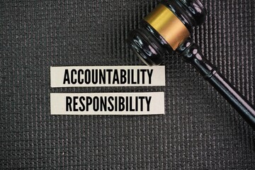 Two words accountability and responsibility. taking responsibility for one's actions, fulfilling...