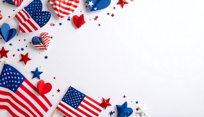 Patriotic themed festive decor
