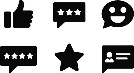 Hand-drawn vector icon set with heart, star, and button shapes, ideal for web and app design