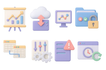 Pastel 3d tools for data analysis and cloud storage