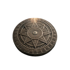 Obraz premium A mystical artifact radiating ancient energy, for dramatic effect on transparent