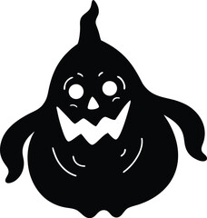 Halloween Pomegranate Monster Face