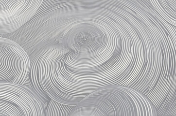 Abstract gray and white concentric circles pattern