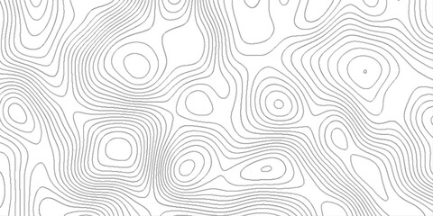 Abstract discovery topographic map banner texture background, modern curve abstract topo map design, with gentle curves and varying density, topographic map pattern simple lines flat graphic design. © world war 5