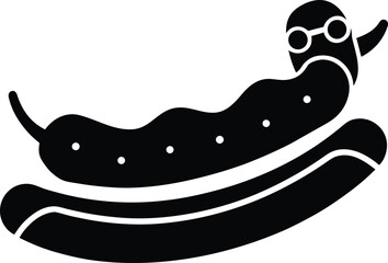 cartoon dog with bone