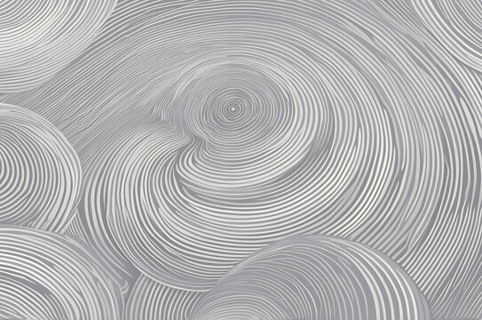 Abstract gray and white concentric circles pattern