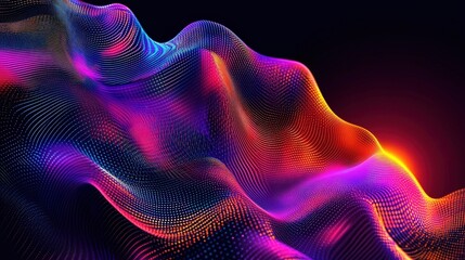 Obraz premium abstract colorful wave background